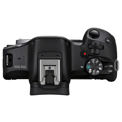 Canon EOS R50 black + Rf-s 18-45 Is Stm + Rf-s 55-210mm Is Stm
