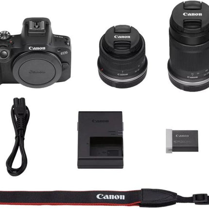 Canon EOS R 100 + RF-S 18-45 IS STM + 55-210 IS STM Set