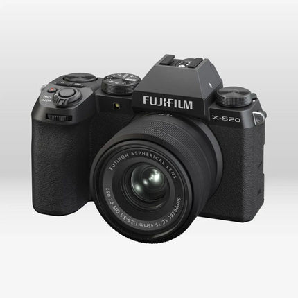 Fujifilm XS20 schwarz + XC 15-45 OIS Vlogger-Kit
