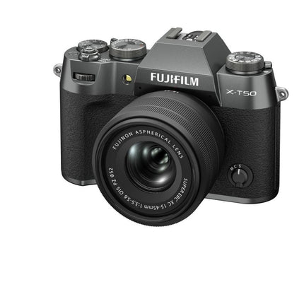 Fujifilm XT 50 charcoal silber + XC 15-45/3,5-5,6 OIS PZ Set