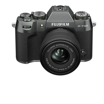 Fujifilm XT 50 charcoal silber + XC 15-45/3,5-5,6 OIS PZ Set