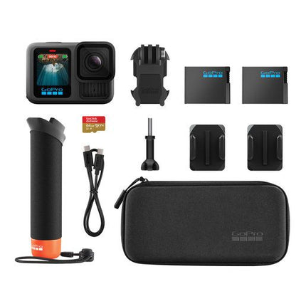 GoPro HERO13 Black Accessory Hard Bundle 2 Akkus+ 64 GB Micro SD 1x, Actioncam