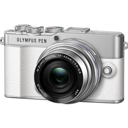 OM System OM-D E-P7 Pancake Zoom Kit ( EZ-M14-42EZ ) weiß/silber