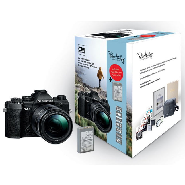 OM System OM 5 + 14-150 mm II Kit Special Edition inkl. PH Akku, schwarz