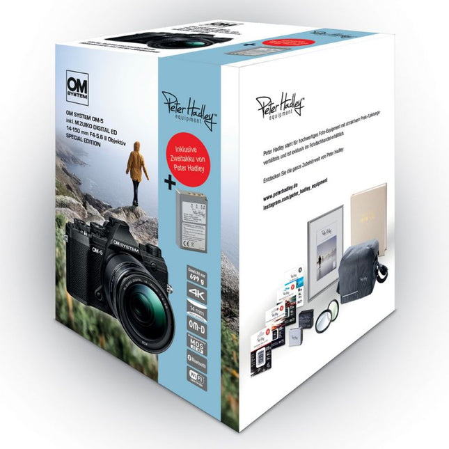 OM System OM 5 + 14-150 mm II Kit Special Edition inkl. PH Akku, schwarz